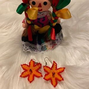 Handmade earrings from Mexico